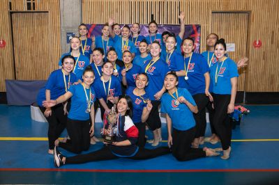 U. de Chile se alzó como campeona en el primer Campeonato de Gimnasia Rítmica FENAUDE RM, donde obtuvo siete medallas de oro, dos de plata y una presea de bronce.